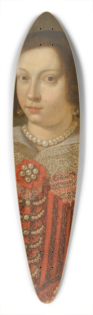 Matteo Loves - Portrait of Maria Caterina Farnese, Duchess of Modena 39.3 inch art pintail longboard deck