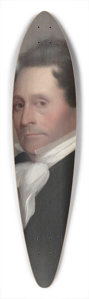 Matthew Harris Jouett - Senator Thomas Hart Benton 39.3 inch art pintail longboard deck
