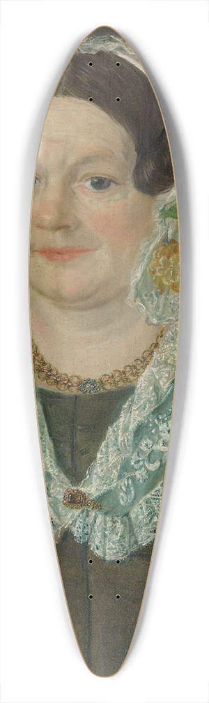 Matthias Stoltenberg - Portrait of Ellen Sophie Richter 39.3 inch art pintail longboard deck Matthias Stoltenberg - Portrait of Ellen Sophie Richter 39.3 inch art pintail longboard deck