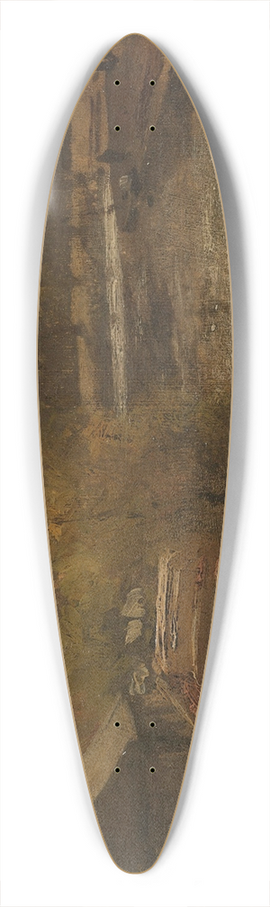 Matthijs Maris - The Noord-West-Buitensingel in The Hague 39.3 inch art pintail longboard deck