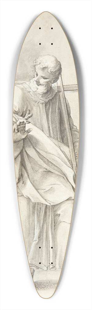 Matthus Gundelach - Jesus og de 12 apostle- Thomas 39.3 inch art pintail longboard deck