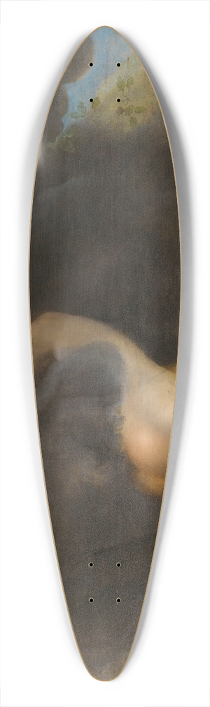 Matthus Gundelach - Jupiter And Io 39.3 inch art pintail longboard deck