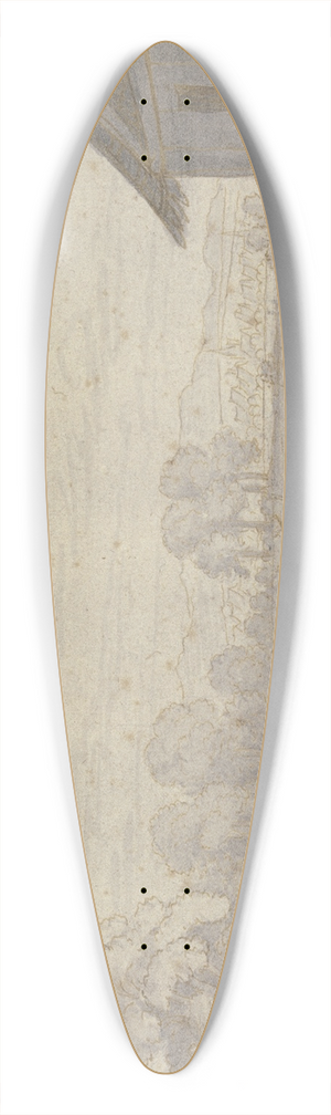 Matthus Merian the elder - Monatsbild August, oben links das Zeichen der Jungfrau 39.3 inch art pintail longboard deck