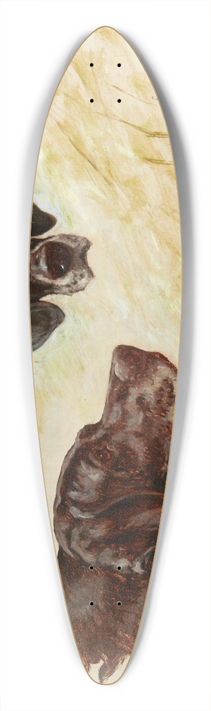 Maud Earl - Lorne and Kate 39.3 inch art pintail longboard deck