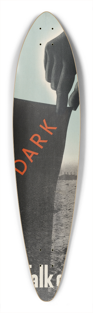 Maurice Bennett - Keep it Dark Careless Talk Costs Lives 39.3 inch art pintail longboard deck Maurice Bennett - Keep it Dark Careless Talk Costs Lives 39.3 inch art pintail longboard deck