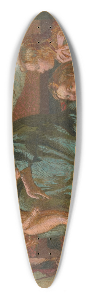Maurice Denis - Chambre denfants, via Sistina 39.3 inch art pintail longboard deck Maurice Denis - Chambre denfants, via Sistina 39.3 inch art pintail longboard deck