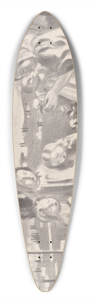 Maurice Denis - Italiaans landschap met moeder en kind en drie zingende meisjes 39.3 inch art pintail longboard deck