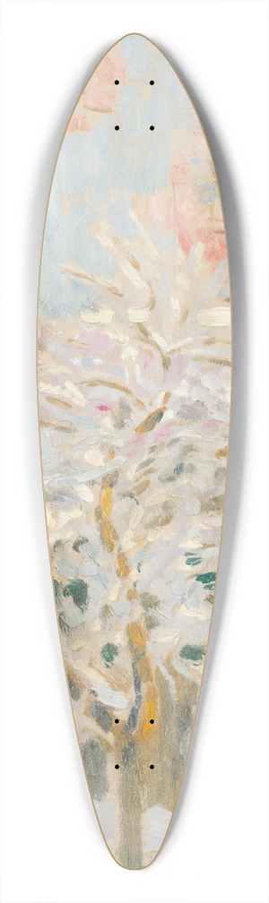 Maurice Denis - Jardin sous la neige 39.3 inch art pintail longboard deck Maurice Denis - Jardin sous la neige 39.3 inch art pintail longboard deck