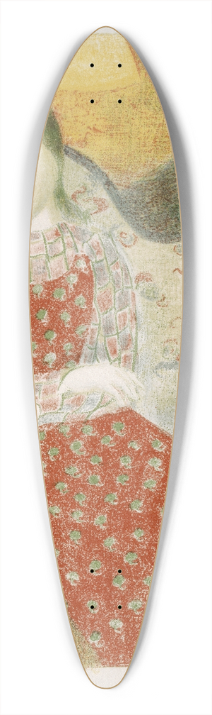Maurice Denis - On The Pale Silver Sofa 39.3 inch art pintail longboard deck