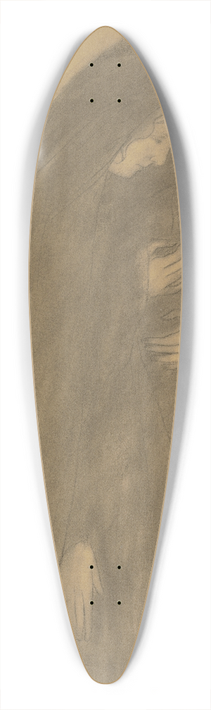 Maurice Denis - Stehende Mdchen im schwarzen Gewand 39.3 inch art pintail longboard deck