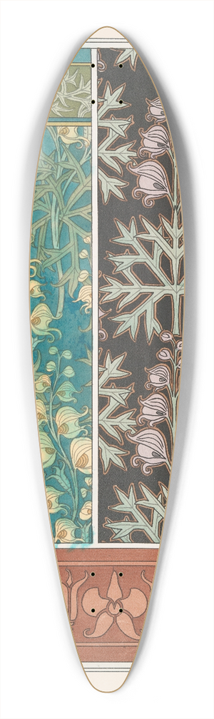 Maurice Pillard Verneuil - Aconit 2 39.3 inch art pintail longboard deck