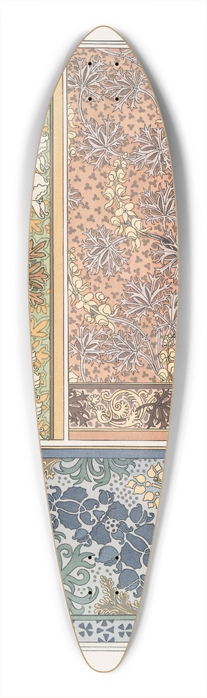 Maurice Pillard Verneuil - Aconit 3 39.3 inch art pintail longboard deck