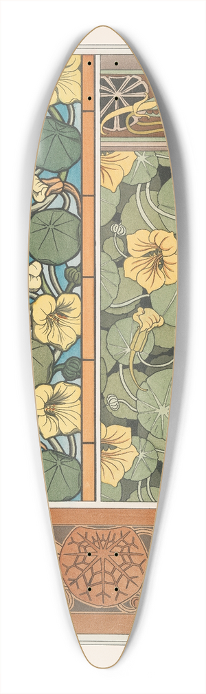 Maurice Pillard Verneuil - Capucine 2 39.3 inch art pintail longboard deck