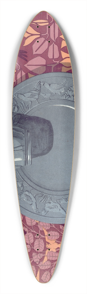 Maurice Pillard Verneuil - cureuil, oiseaux et noisetier, tenture. Chvre et vigne, gobelet argent. Corbeaux et magnolia, tenture. 39.3 inch art pintail longboard deck Maurice Pillard Verneuil - cureuil, oiseaux et noisetier, tenture. Chvre et vigne, gobelet argent. Corbeaux et magnolia, tenture. 39.3 inch art pintail longboard deck