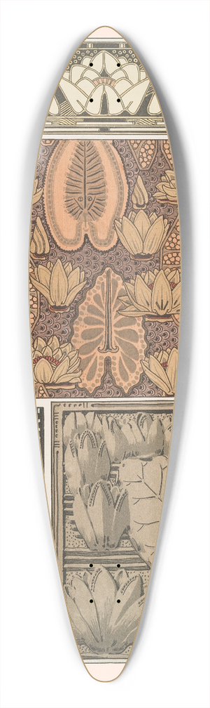 Maurice Pillard Verneuil - Nnuphar 3 39.3 inch art pintail longboard deck
