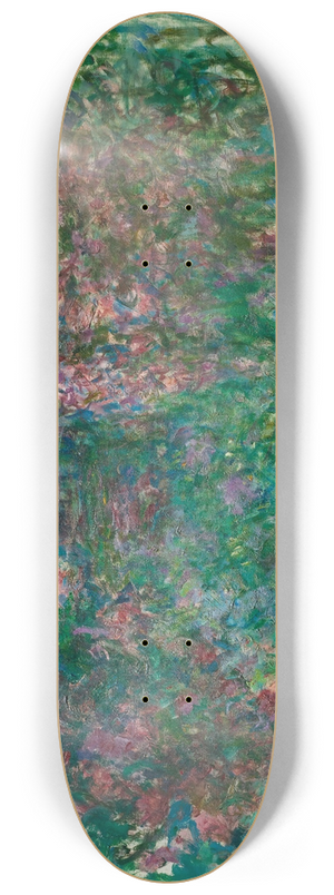 Claude Monet - La Maison Dans Les Roses 8.25 inch art skate deck Claude Monet - La Maison Dans Les Roses 8.25 inch art skate deck
