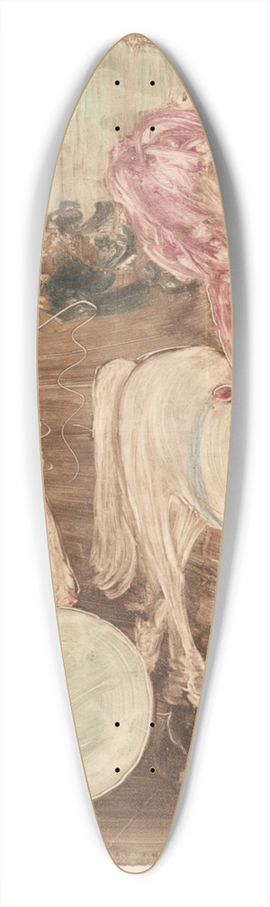 Maurice Prendergast - Bareback Rider 39.3 inch art pintail longboard deck Maurice Prendergast - Bareback Rider 39.3 inch art pintail longboard deck