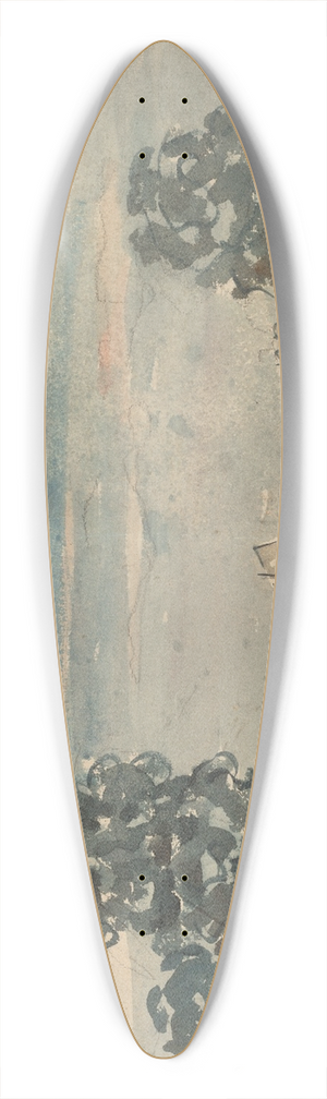 Maurice Prendergast - Figures on a Beach 39.3 inch art pintail longboard deck