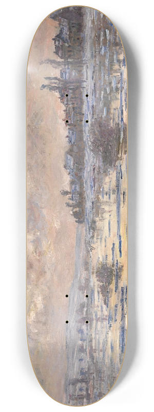 Claude Monet - La Seine Lavacourt, dbcle 8.25 inch art skate deck