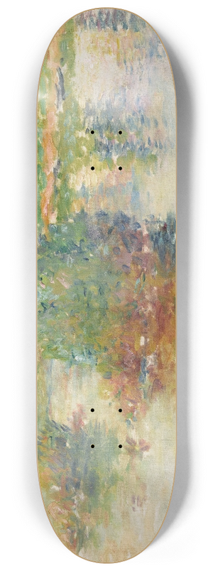 Claude Monet - La Seine  Lavacourt 8.25 inch art skate deck