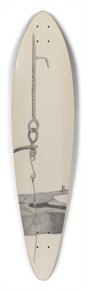 Maurice Van Felix - Betty Lamp 39.3 inch art pintail longboard deck