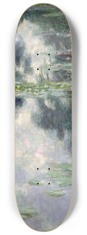 Claude Monet - Pond with Water Lilies 8.25 inch art skate deck Claude Monet - Pond with Water Lilies 8.25 inch art skate deck