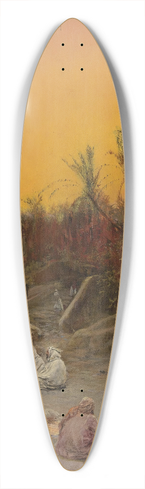 Max Friedrich Rabes - Evening In Biskra 39.3 inch art pintail longboard deck