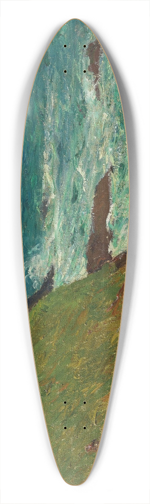 Maxime Maufra - Bords de la cte  Saint-Jean-du-Doigt, Bretagne 39.3 inch art pintail longboard deck