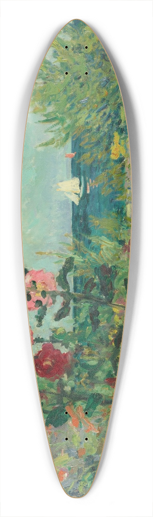 Maxime Maufra - Fleurs au Bord Belle-le-en-Mer (Flowers near Belle-le-en-Mer) 39.3 inch art pintail longboard deck