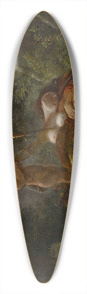 Maximilian Neustck - Pyramus and Thisbe 39.3 inch art pintail longboard deck Maximilian Neustck - Pyramus and Thisbe 39.3 inch art pintail longboard deck