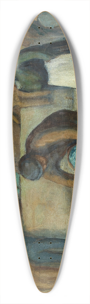 Maximilien Luce - La Rentre des Pcheurs 39.3 inch art pintail longboard deck