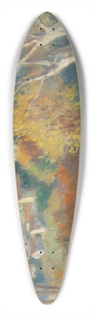 Maximilien Luce - Rolleboise, Le Village 39.3 inch art pintail longboard deck