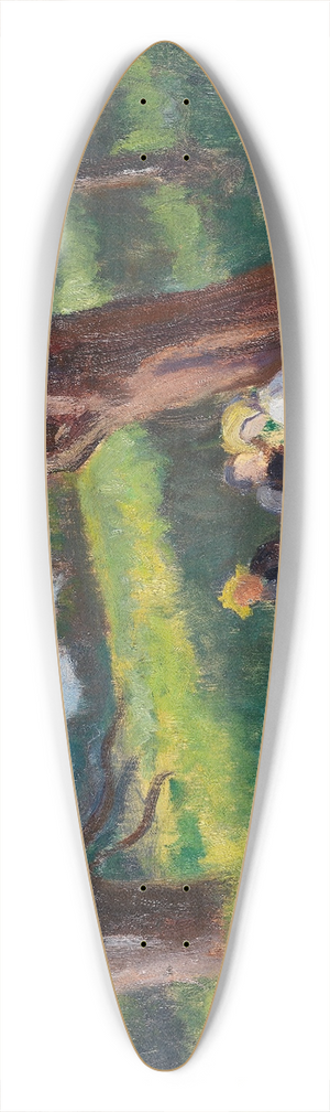 Maximilien Luce - Sous Larbre Rolleboise 39.3 inch art pintail longboard deck
