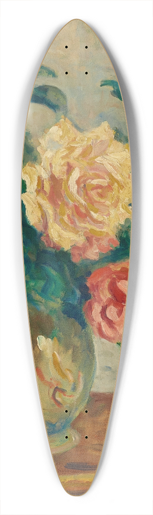 Maximilien Luce - Vase de fleurs 39.3 inch art pintail longboard deck