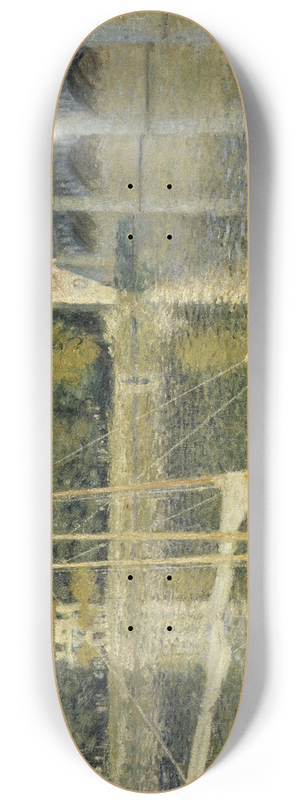 Claude Monet - The Argenteuil Bridge 8.25 inch art skate deck