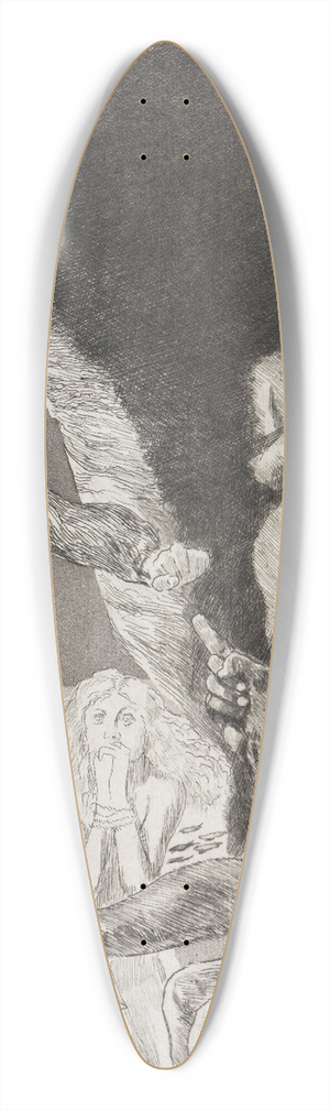 Max Klinger - Bedingung (Zelt, Opus XIV, 2. Teil, Nr. 38) 39.3 inch art pintail longboard deck