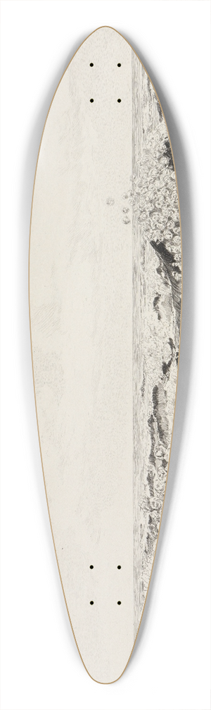 Max Klinger - Huldigung (Ein Handschuh, Opus VI, Blatt 6) 39.3 inch art pintail longboard deck