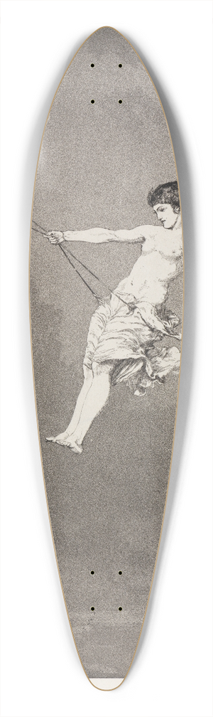 Max Klinger - Intermezzo (Erstes Intermezzo) (Rettungen Ovidischer Opfer, Opus II, Blatt 6) 39.3 inch art pintail longboard deck