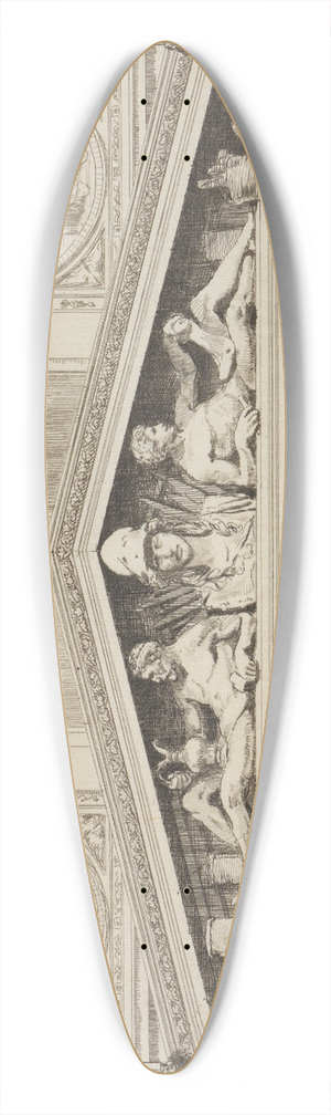 Max Klinger - Portalgiebel und zwei Fresken 39.3 inch art pintail longboard deck