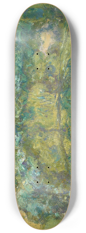 Claude Monet - The Footbridge over the Water-Lily Pond 8.25 inch art skate deck