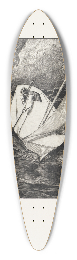 Max Klinger - Rettung (Ein Handschuh, Opus VI, Blatt 4) 39.3 inch art pintail longboard deck