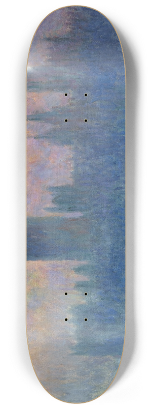 Claude Monet - The Houses of Parliament,Sunset 8.25 inch art skate deck