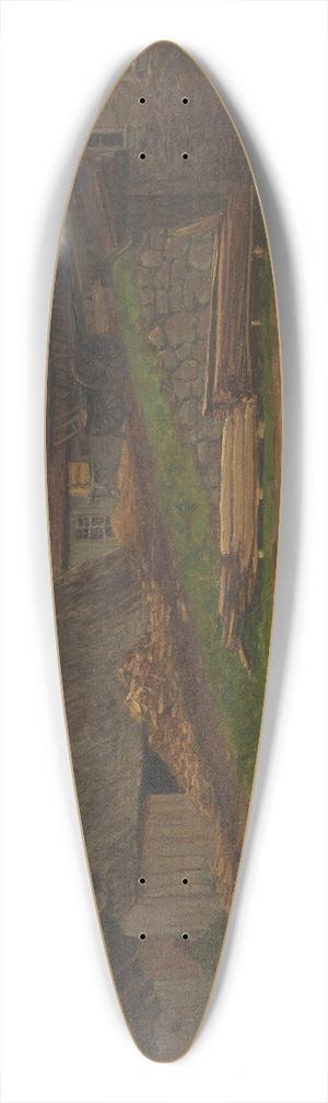 Max Lieber - Black Forest Farm 39.3 inch art pintail longboard deck