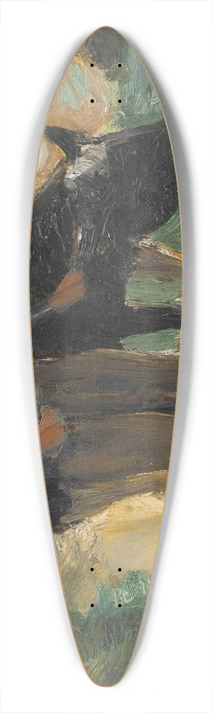 Max Liebermann - A farmer with his cow 39.3 inch art pintail longboard deck