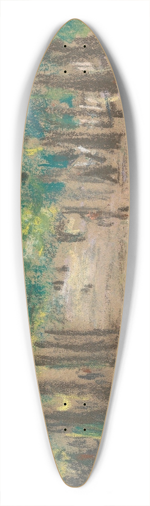 Max Liebermann - Allee (wohl in Haarlem) 39.3 inch art pintail longboard deck
