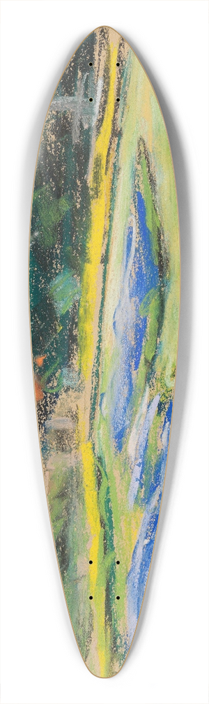 Max Liebermann - Blumenterrasse im Wannseegarten nach Nordwesten 39.3 inch art pintail longboard deck