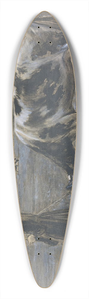 Max Liebermann - Girl with cow 39.3 inch art pintail longboard deck