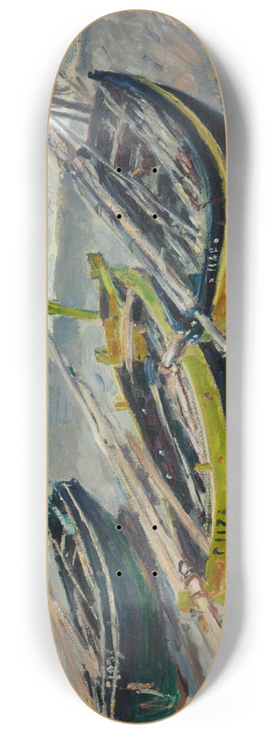 Claude Monet - Three Fishing Boats 8.25 inch art skate deck
