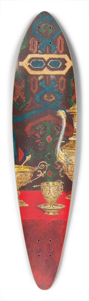 Max Schdl - Still Life With Decorative Objects 39.3 inch art pintail longboard deck