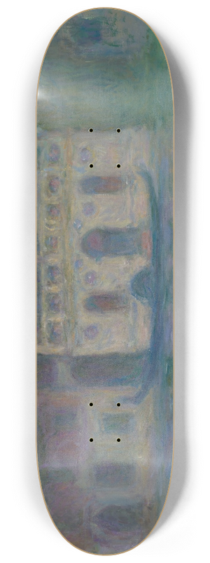 Claude Monet - Venice, Palazzo Dario 8.25 inch art skate deck